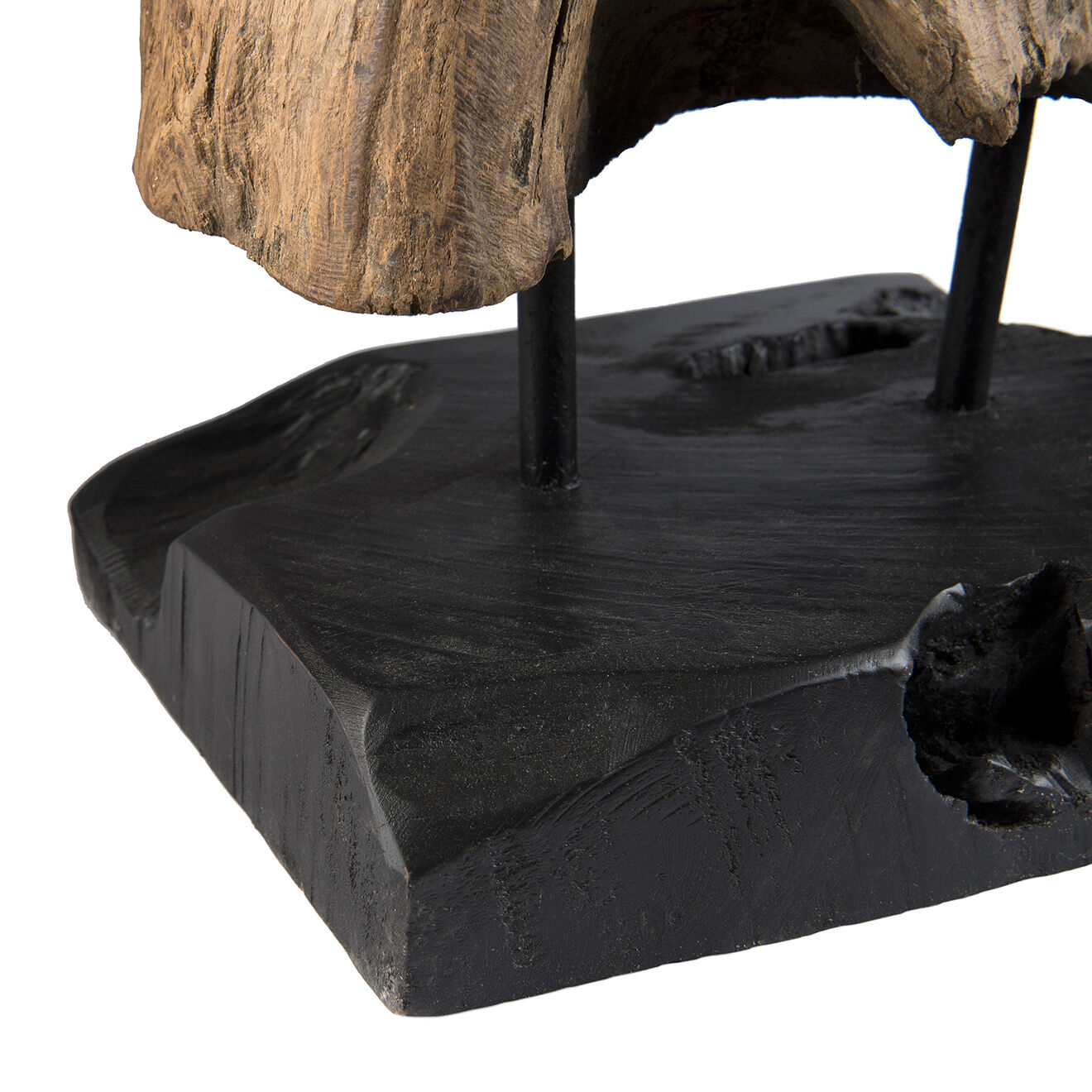 Macabane Sculpture branche M Clara teck - 26x22x106 cm