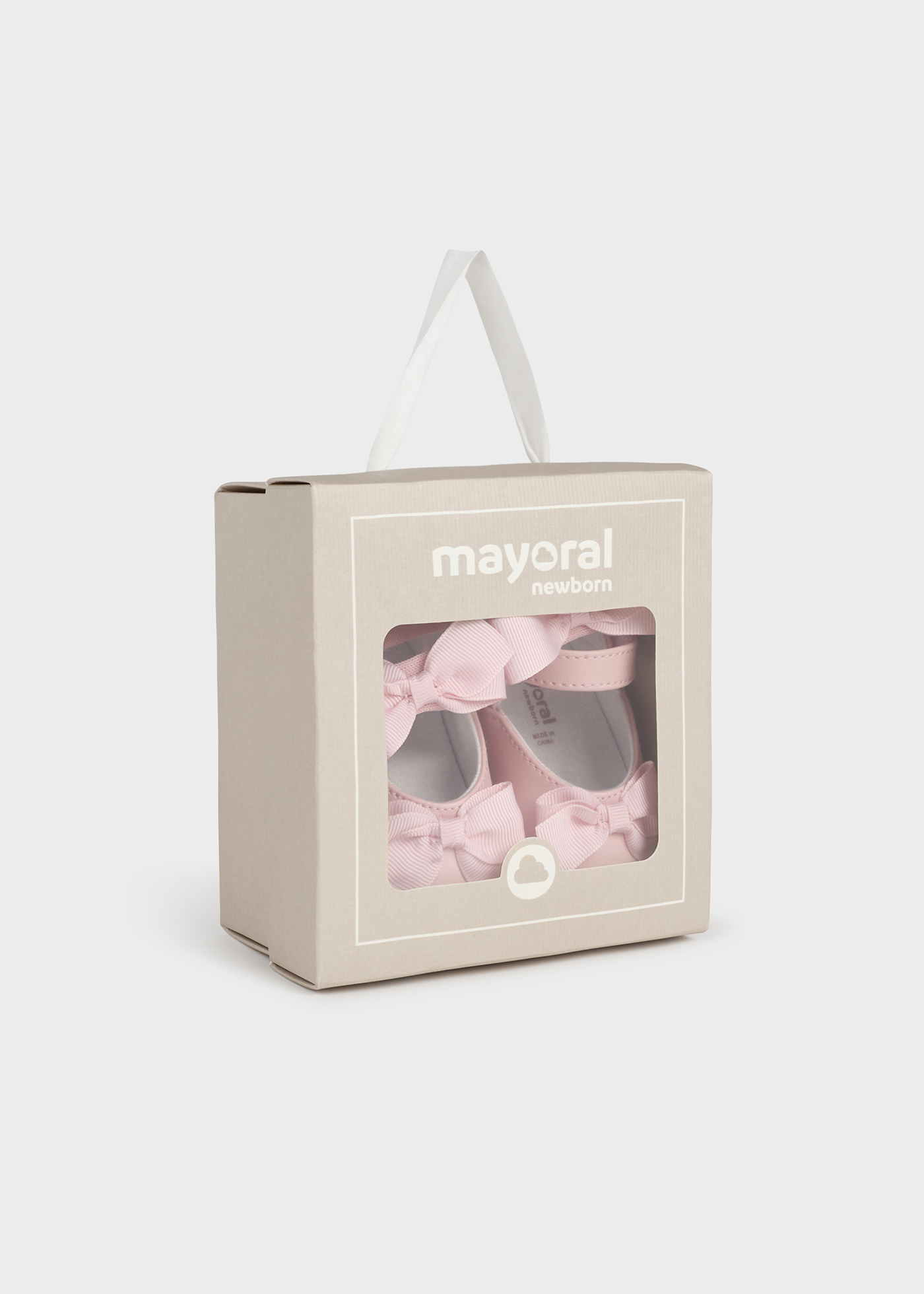 Mary Jane com faixa de cabelo para recém-nascido