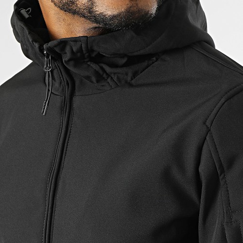 Veste Zippée Capuche Noir