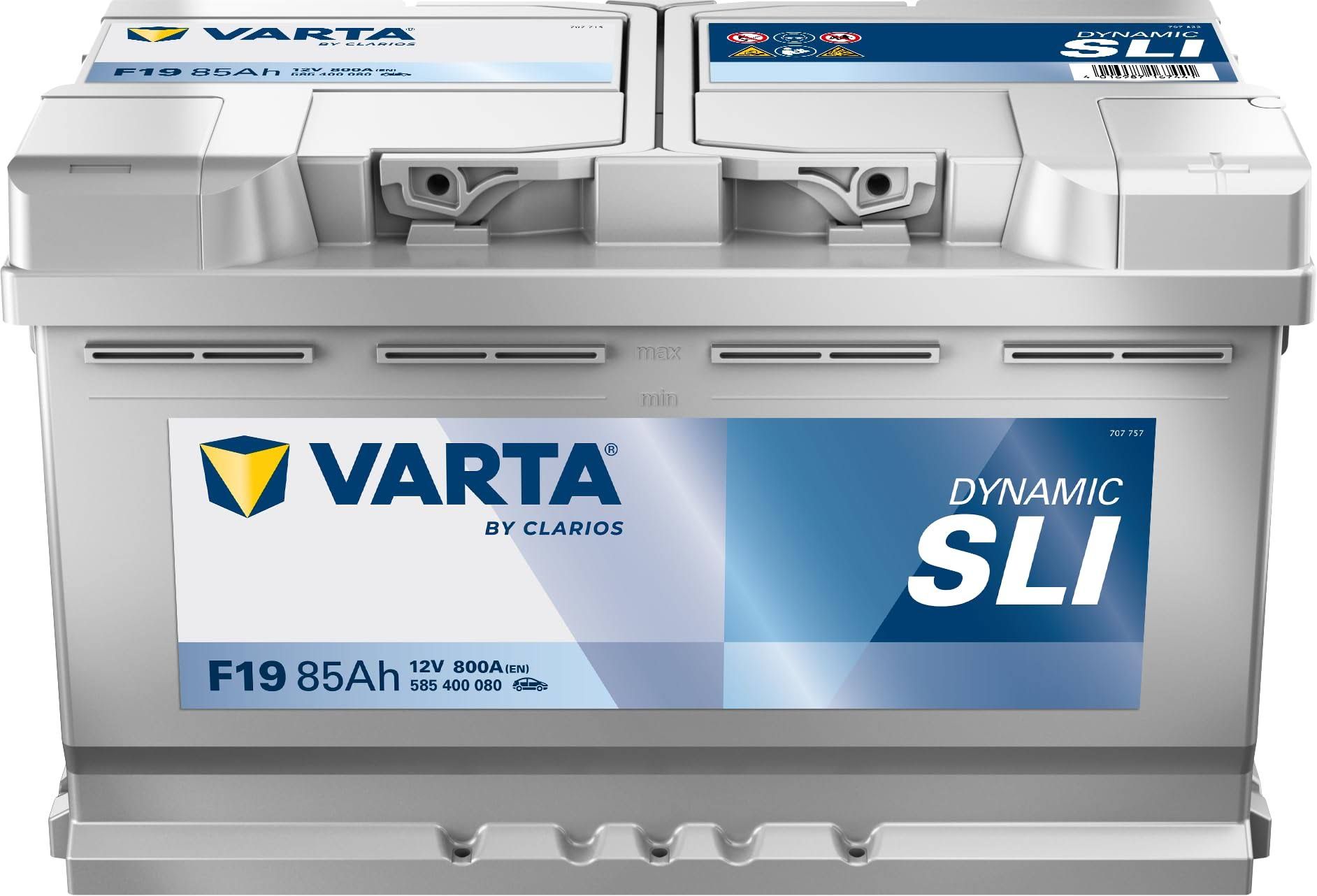 Varta F19 12V 85Ah Silver Dynamic Autobatterie 5854000803162