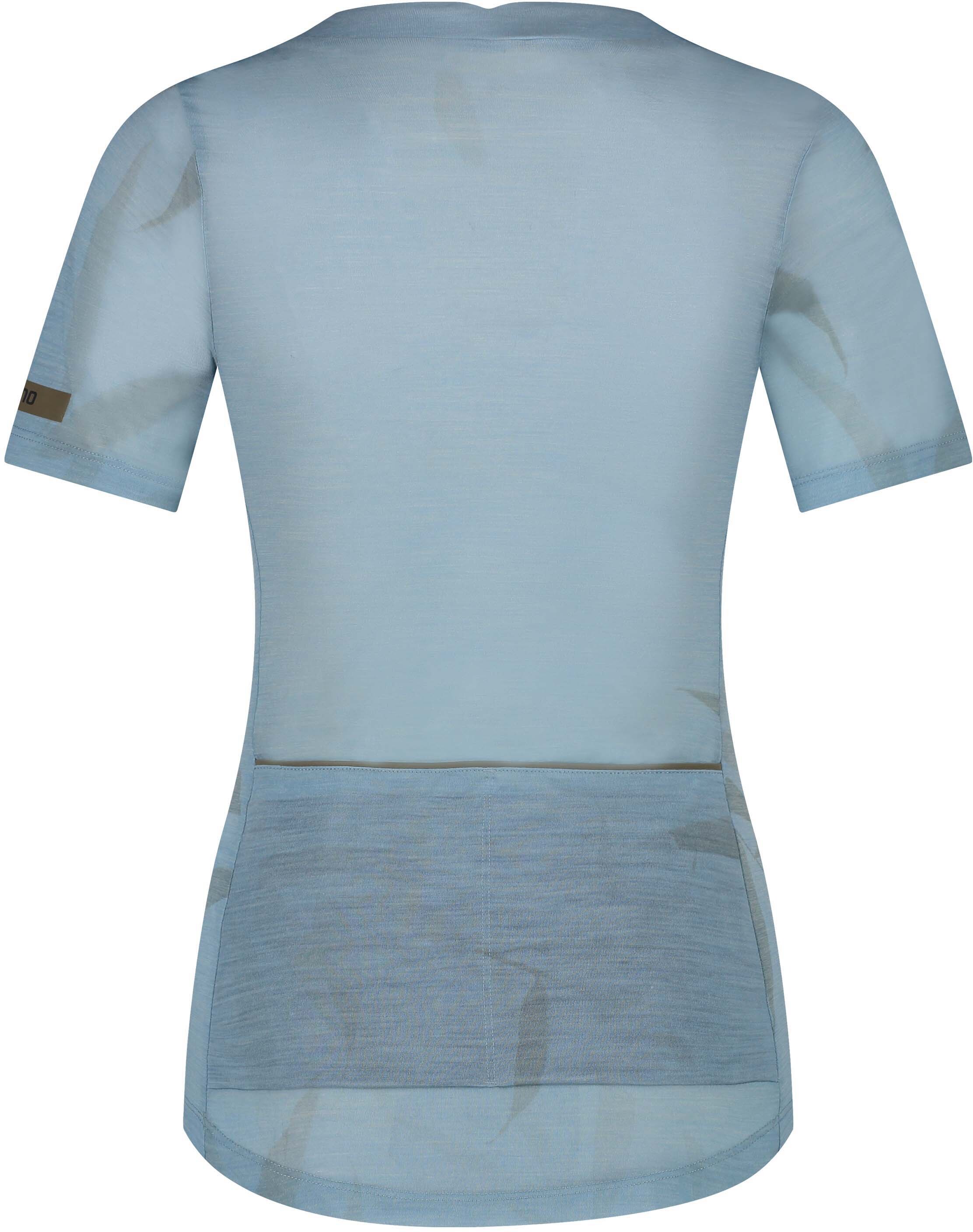 Woman's EVOLVE Terra Short Sleeve Jersey, Matte Blue