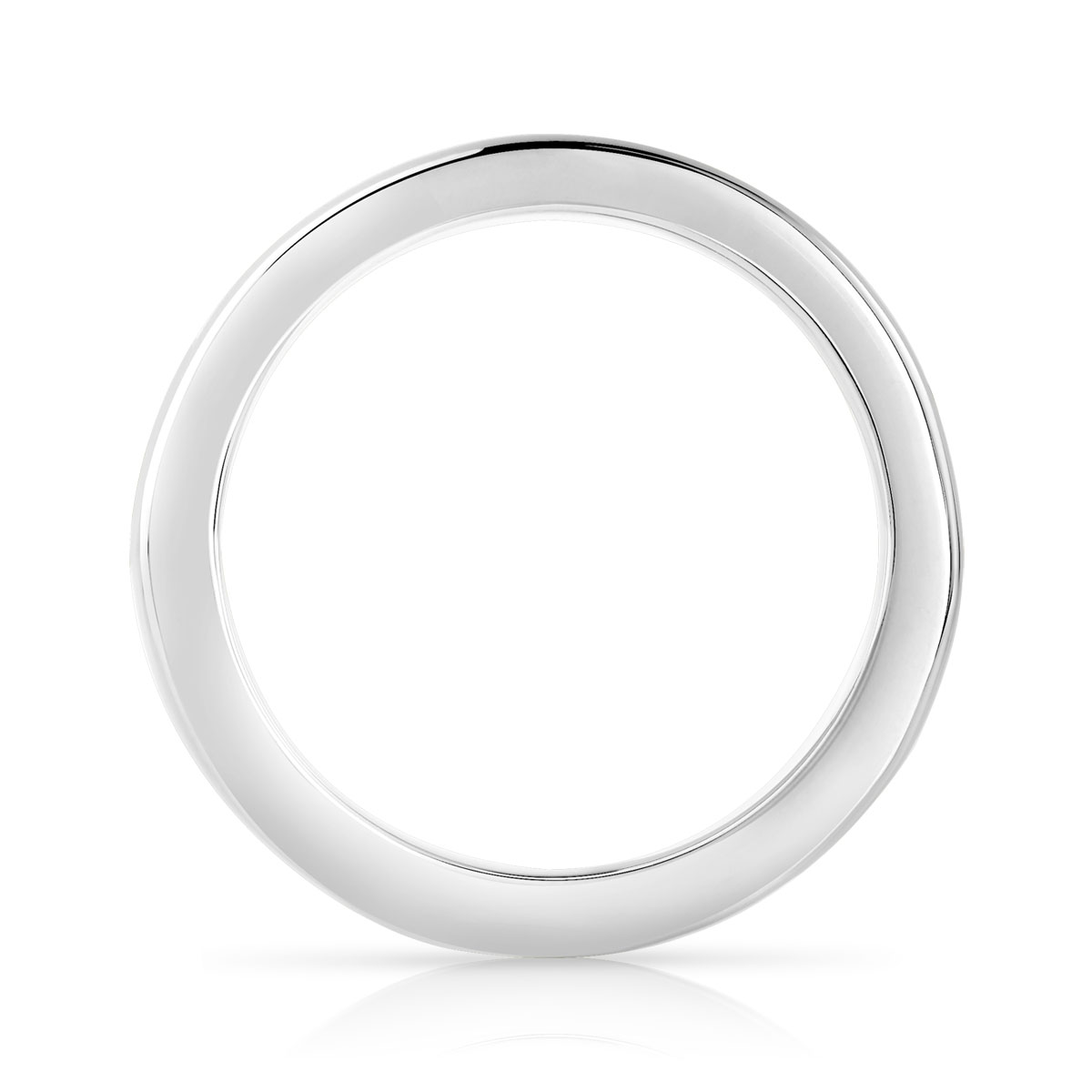 Alliance demi-tour or 750 blanc diamant H/P1