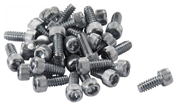 REVERSE Kit Picots acier pour pédales Escape-PRO/ Black-One 32 pièces Argent