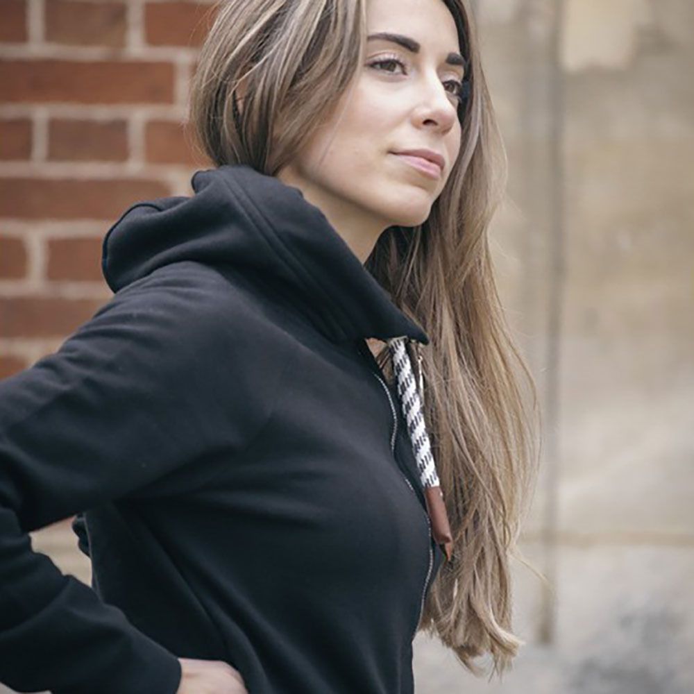 Pénélope COMETE - Sweat Femme noir