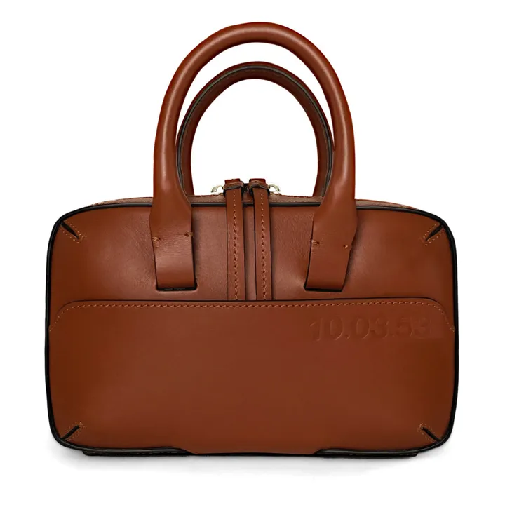 10.03.53 Mini Brief-case  | Cognac
