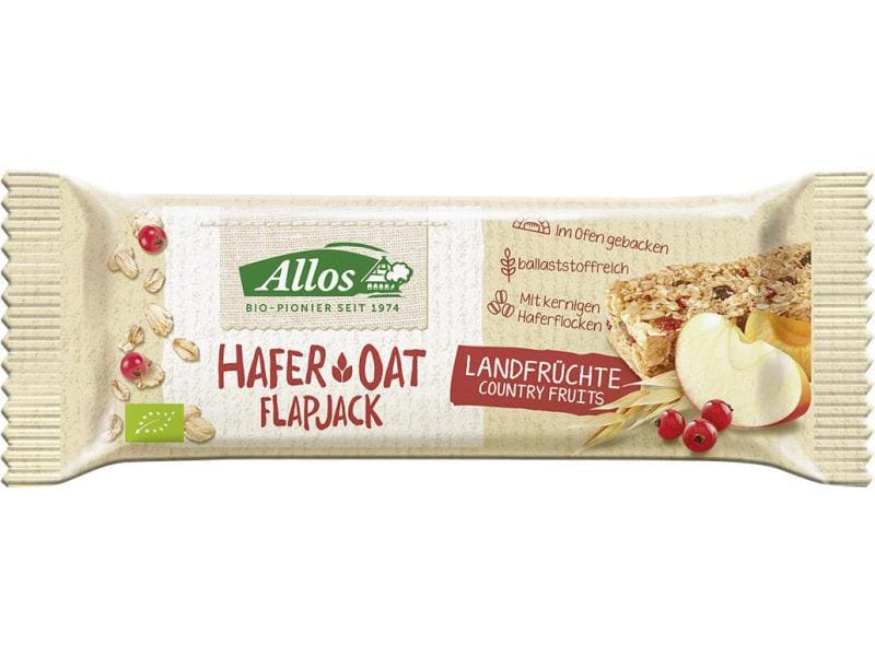 Allos Bio Hafer Flapjack Landfrüchte 50 g Flapjack Landfrüchte
