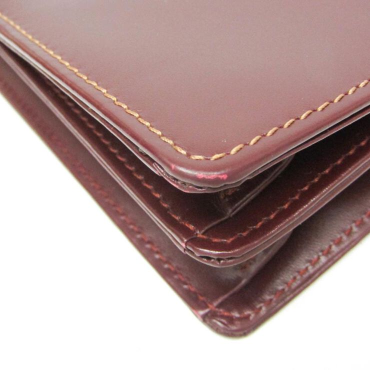 Cartier Vintage Cartier Shoulder Bag Burgundy