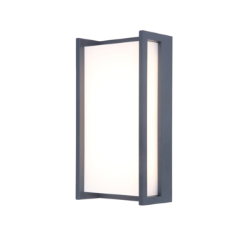 Lutec buitenlamp Qubo antraciet