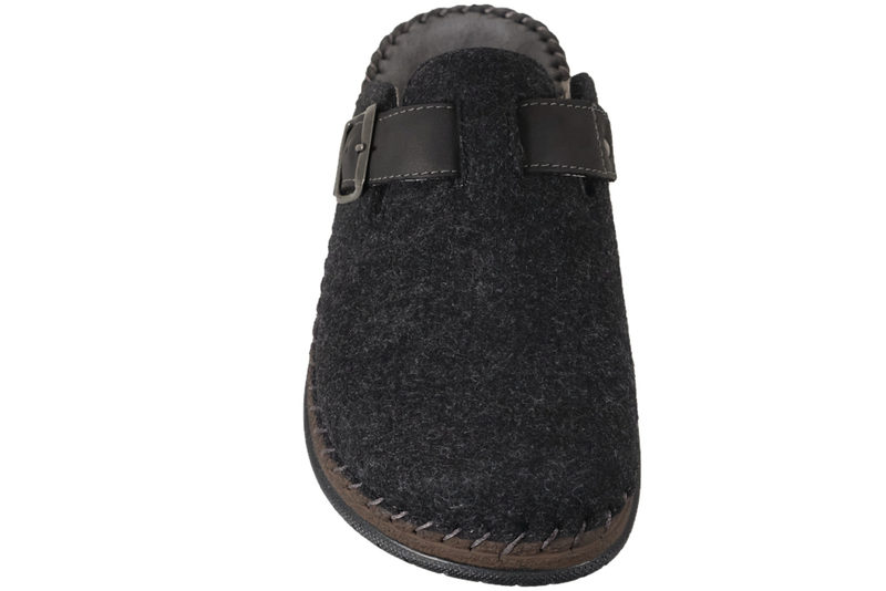 COPENHAGEN SHOES SAN JOSE WOOL HJEMMESKO I SORT ULD