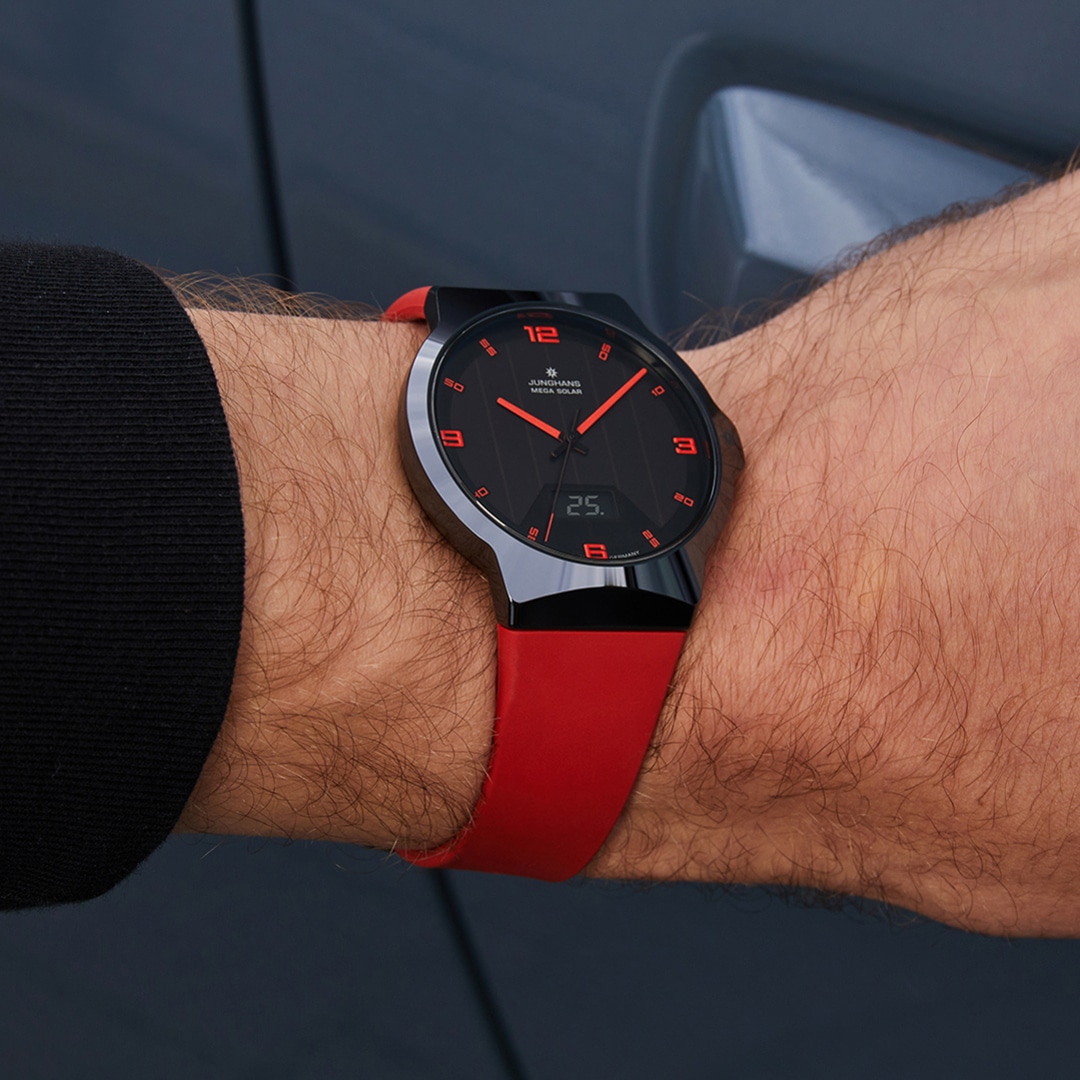Junghans Performance Force Mega Solar Rot