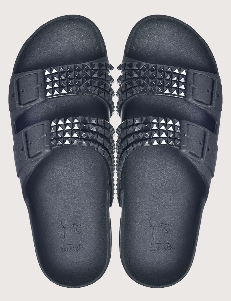 CACATOES SANDALES FEMME FLOX CLOUS MOSAÏQUE NOIRCACATOÈS