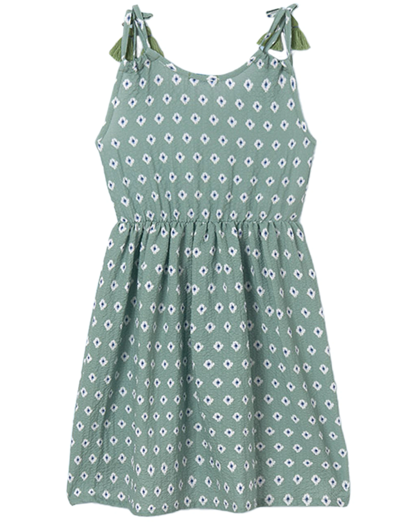 Kleid HOLLY GREEN PATTERN ärmellos in minze