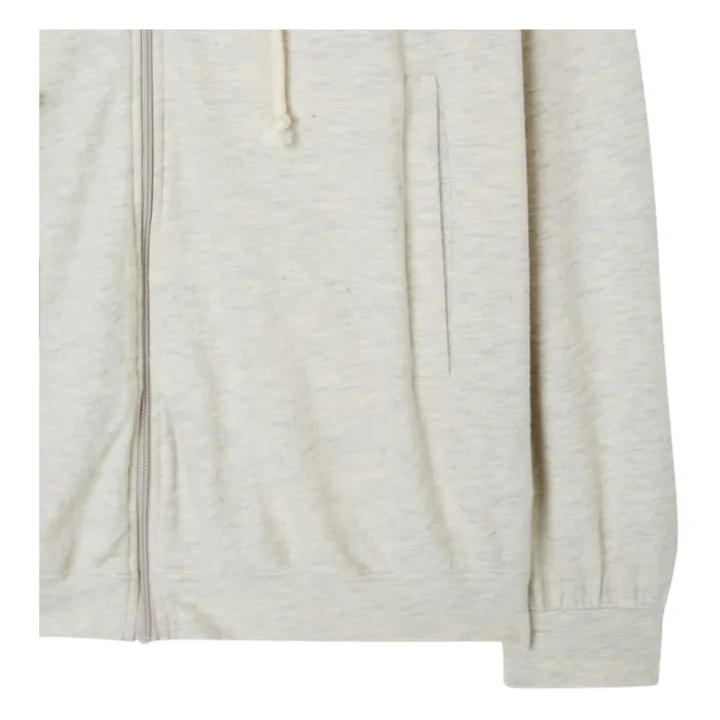 American Vintage Sweat Zippé Ypawood | Gris chiné