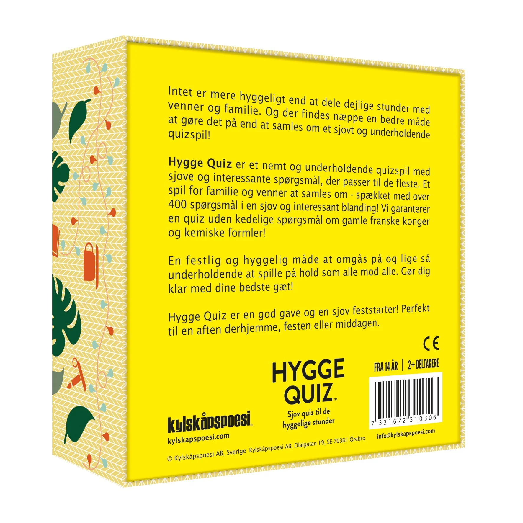 Kylskåpspoesi  Hygge Quiz