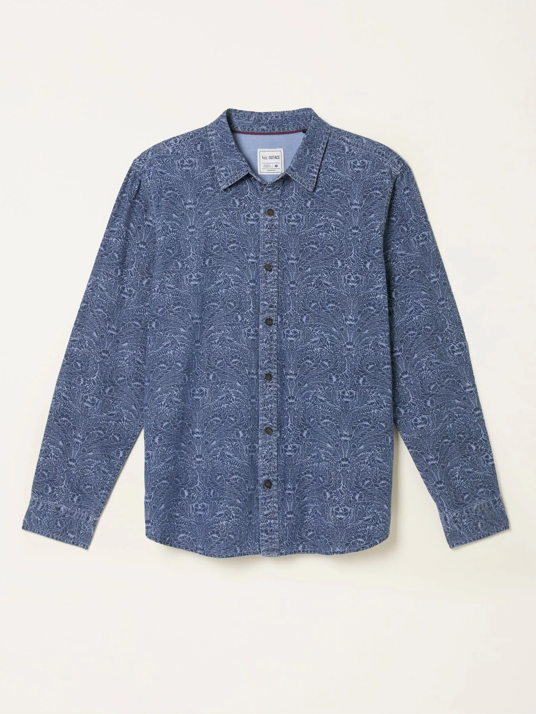 FatFace Long Sleeve Floral Bouquet Print Shirt
