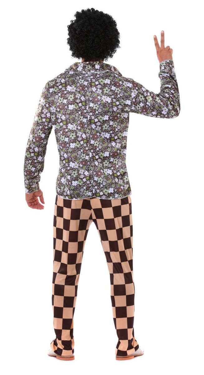 Disco 70S Kostuum Bruin Heren
