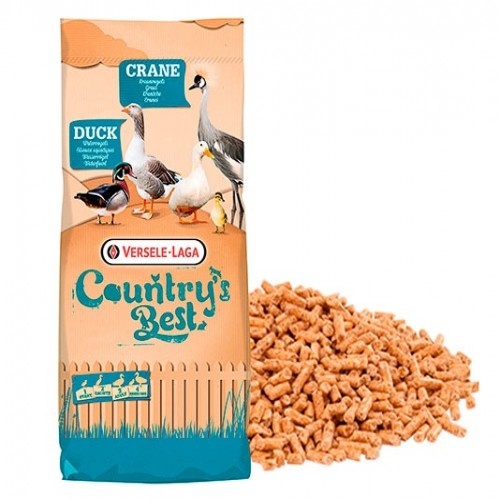 Ração para patos, garças e aves pernaltas Finca Casarejo Pellet Crane e Versele Laga sabor milho.