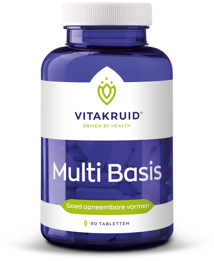 Vitakruid Multi Basis Met Natuurlijke Vormen (90 tabletten)