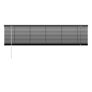 GAMMA aluminum jaloezie 25 mm zwart (kleurnr. 203) 180x250 cm (bxh)