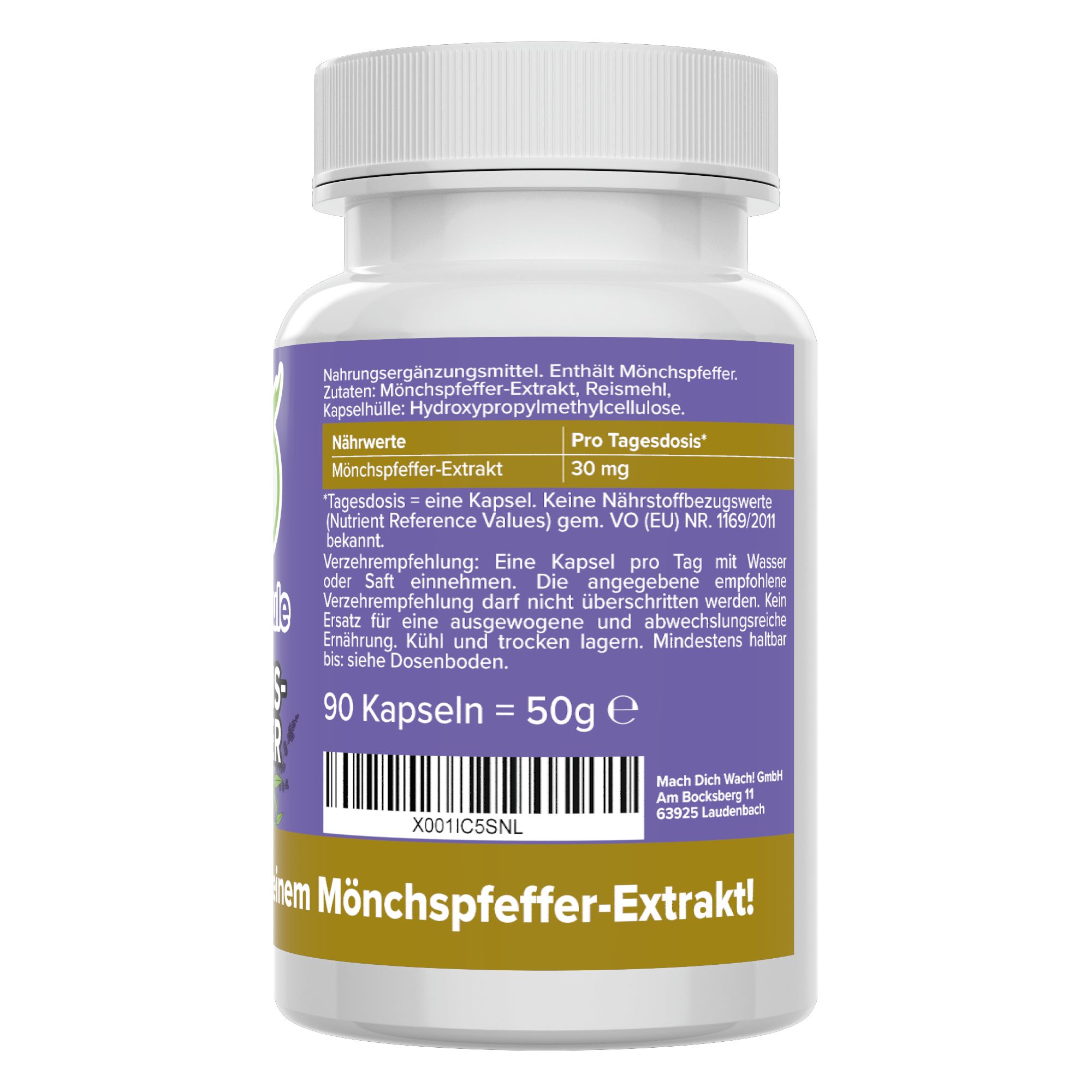Mönchspfeffer Kapseln - Vitamineule®