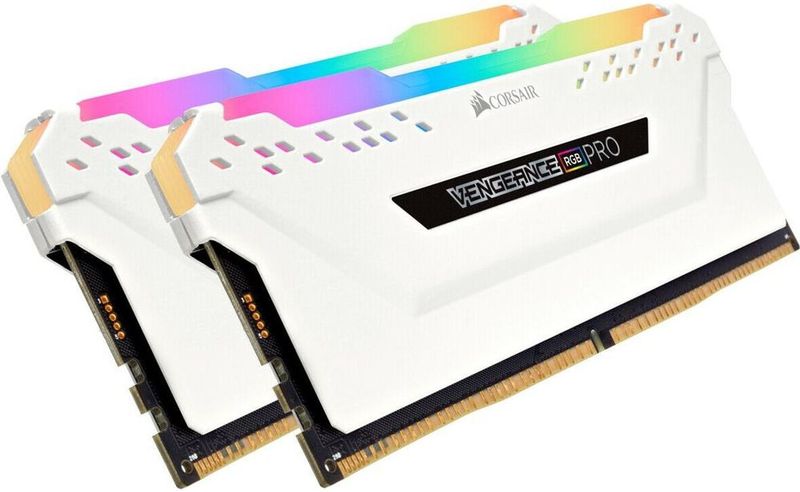 Corsair Vengeance RGB PRO 2x0GB, DDR4 0MHz C16 XMP 2.0 Enthousiast RGB LED-verlichting geheugenset Vengeance RGB PRO Wit