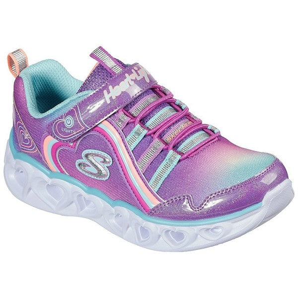 S-Lights Heart Lights Sneakers Rainbow Lux Purple Multi