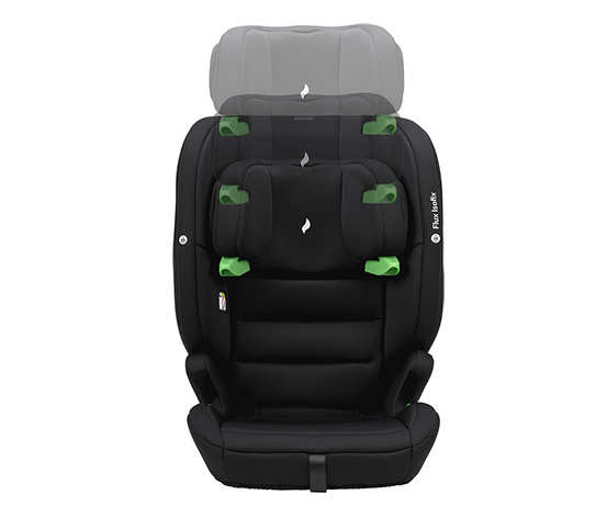 Osann Kindersitz »Flux Isofix i-Size«, scharz-grau