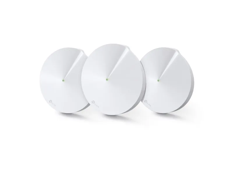 TP-Link DECO M5 - Wi-Fi-system - op til 4500 sq.ft - mesh 1GbE - Wi-Fi 5 - Dual Band (pakke med 3)