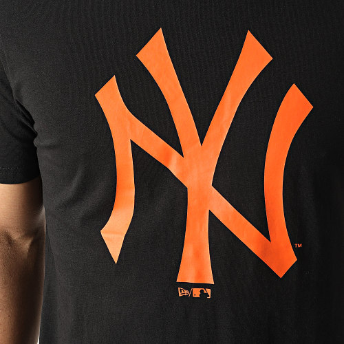 Tee Shirt MLB Seasonal Team Logo New York Yankees 12869852 Noir