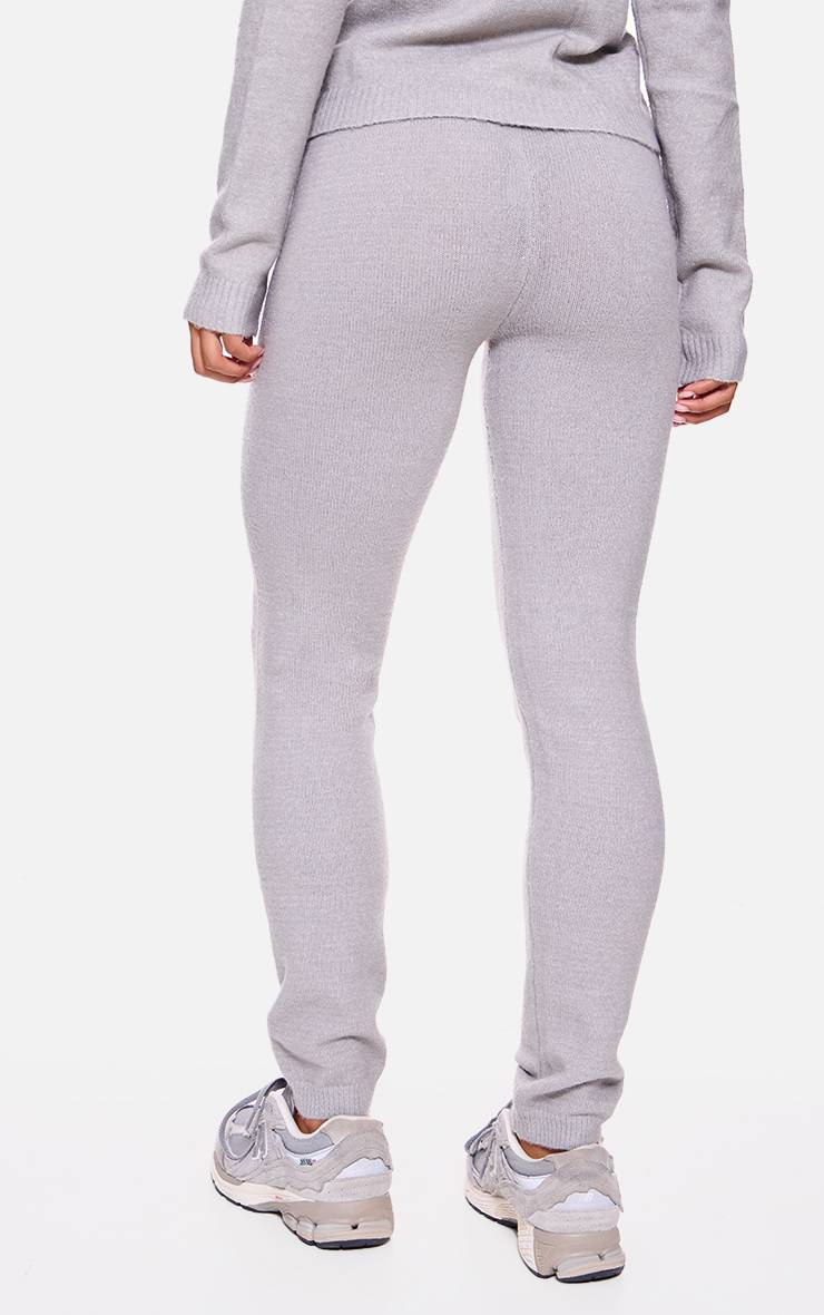 Charbon Legging Basique En Maille
