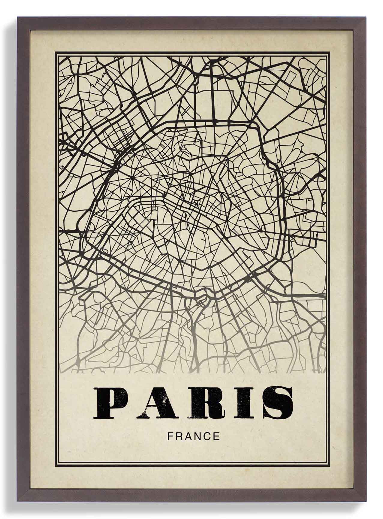 Paris Stadt Sepia