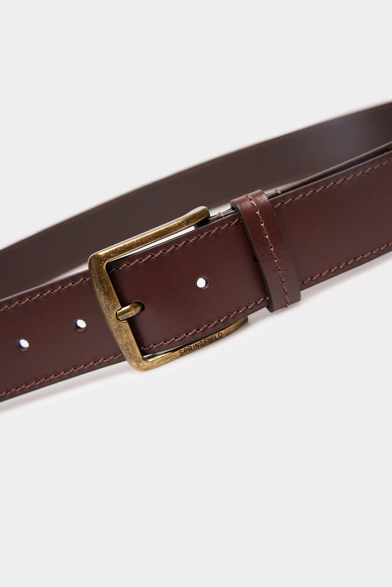 cinto de couro jeans