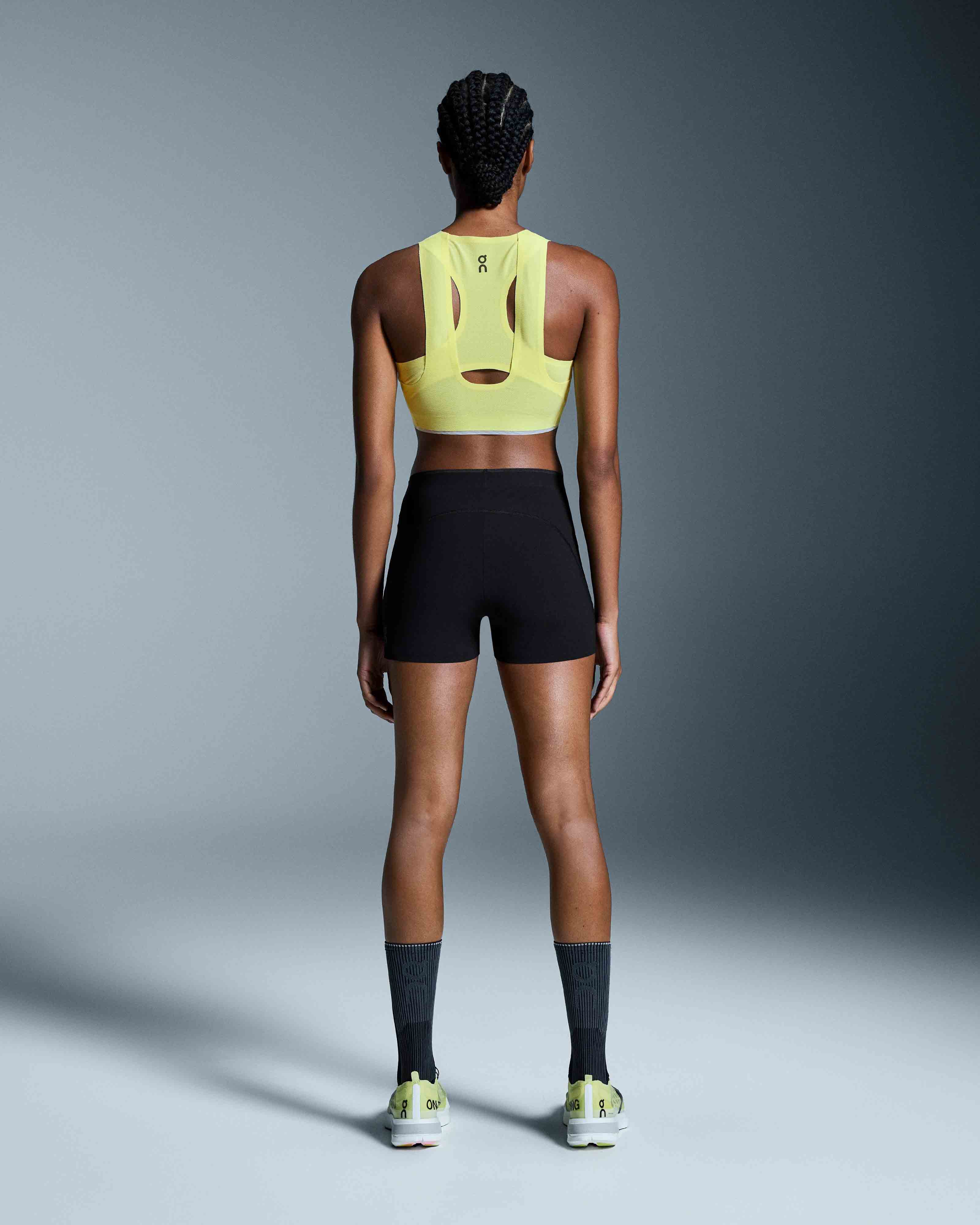 Race Tights Short Dame Black