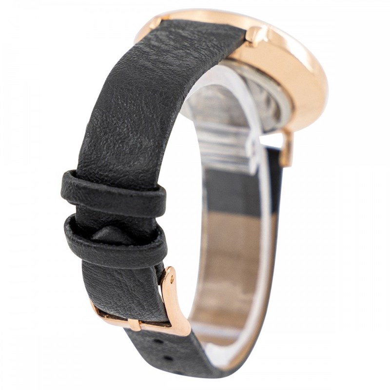 Montre Femme GIORGIO bracelet Cuir Noir