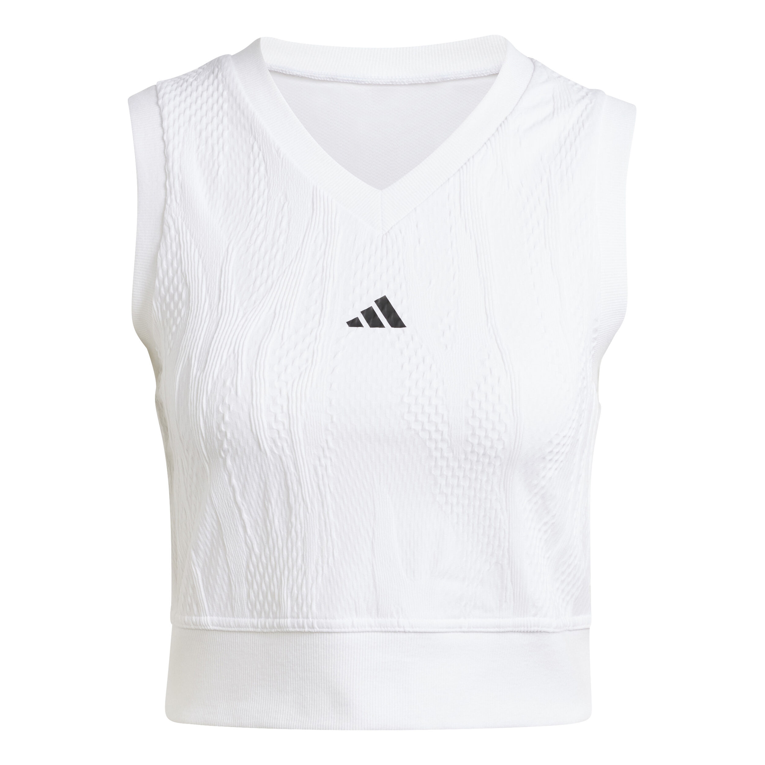 adidas Crop Pro Débardeur Tank Top Femmes - Blanc