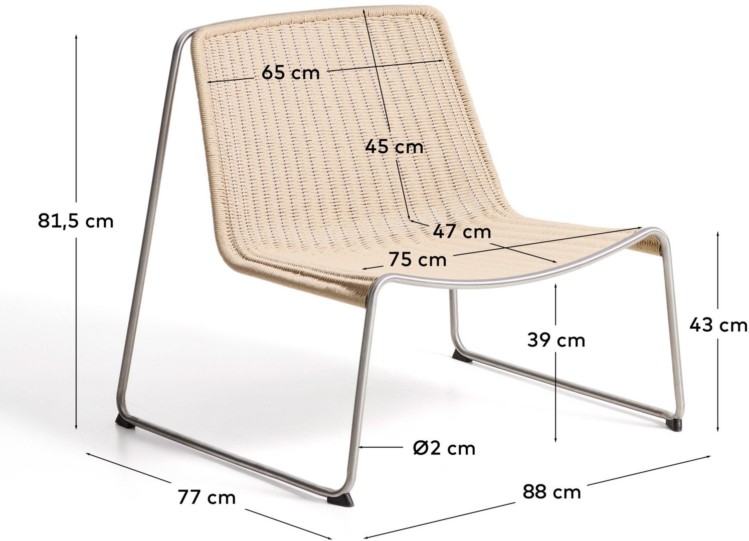 Kave Home   Tavari Fauteuil