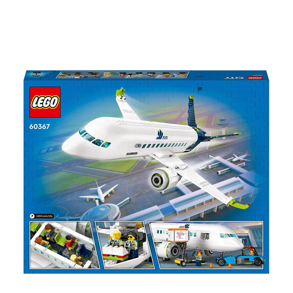 Passagiersvliegtuig Speelgoed Vliegtuig Voertuigen Set 60367