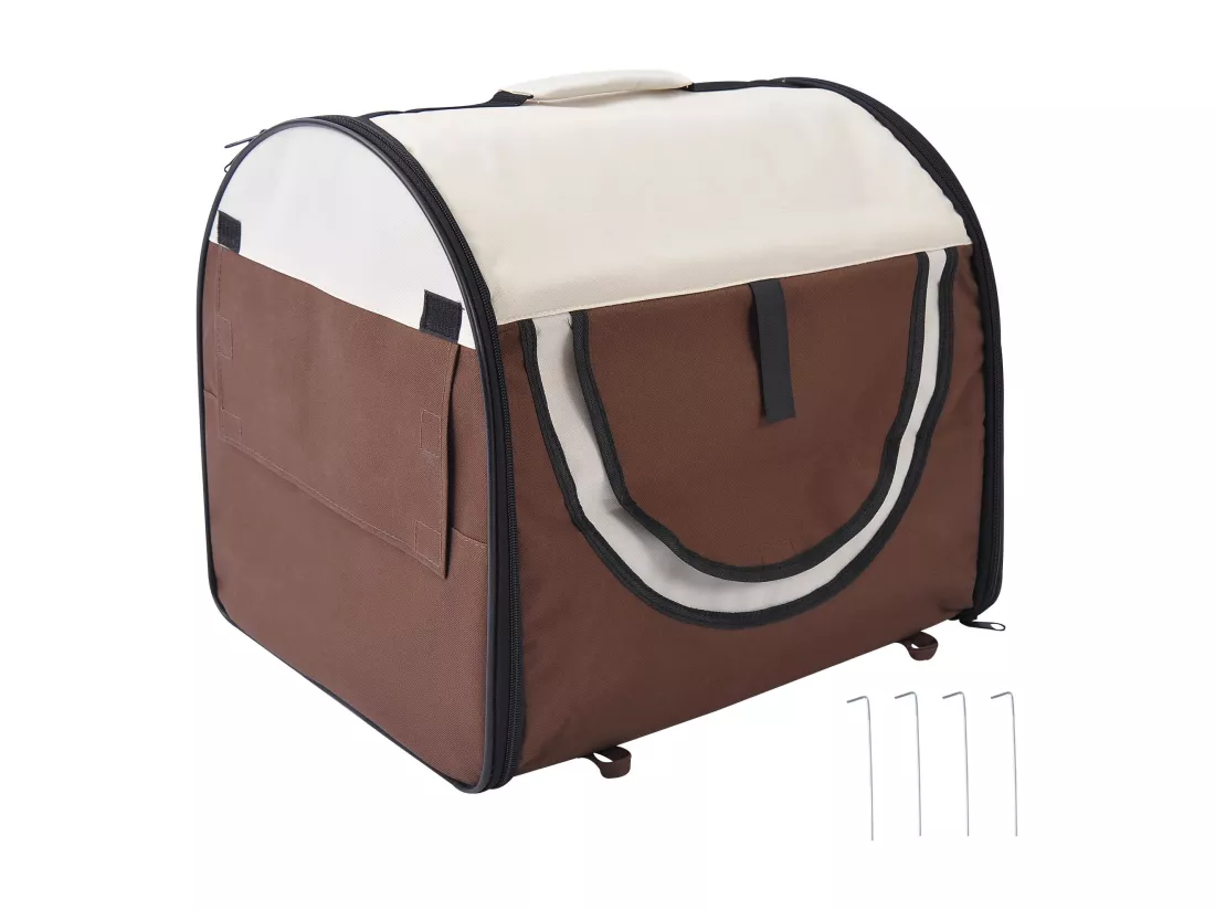 Sac de transport chien caisse pliable chien avec coussin amovible