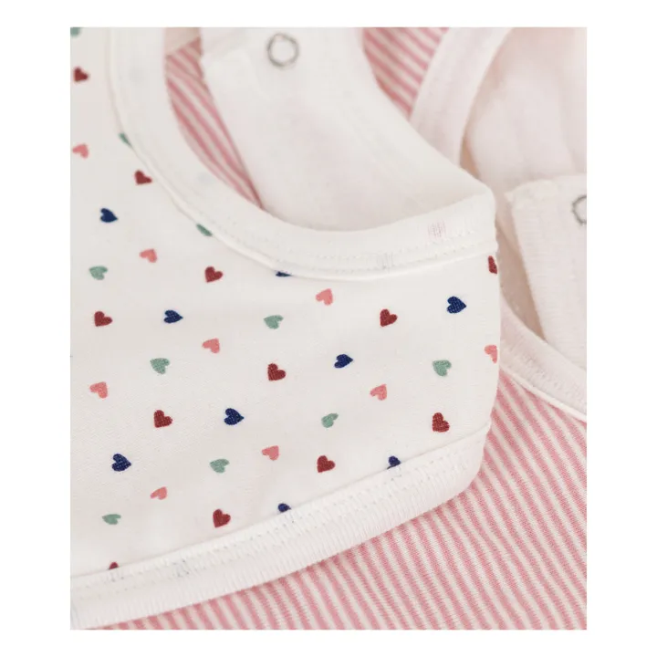Petit Bateau Lot 2 Bavoirs Misha | Ecru