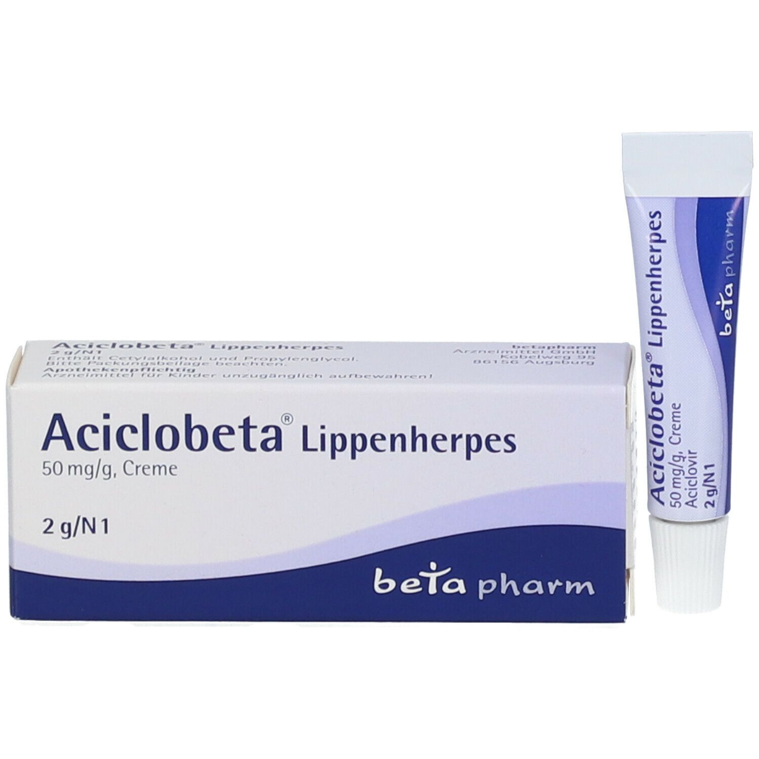 Aciclobeta® Lippenherpes Creme