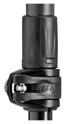 Bâtons de Randonnée Leki Sherpa Lite Noir/Orange (100-135 cm)