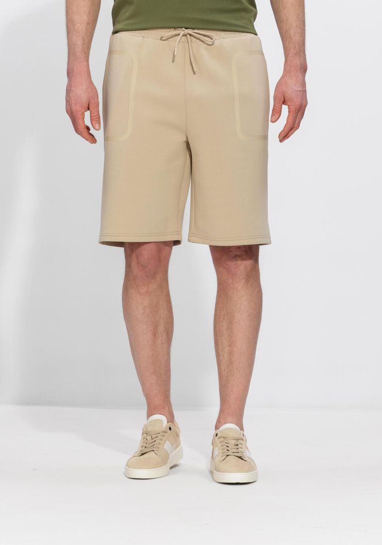 beige peuterey korte broek mitchel