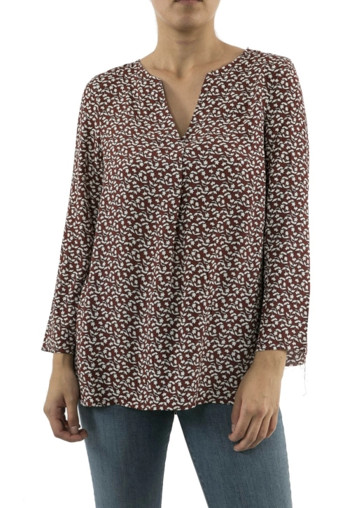 tee shirt manches longues Veromoda 10219224 siri marron