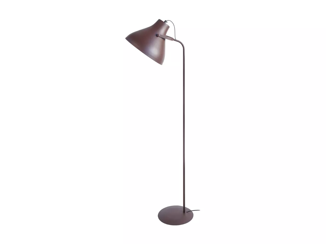 Lampadaire , métal marron 150 cm.