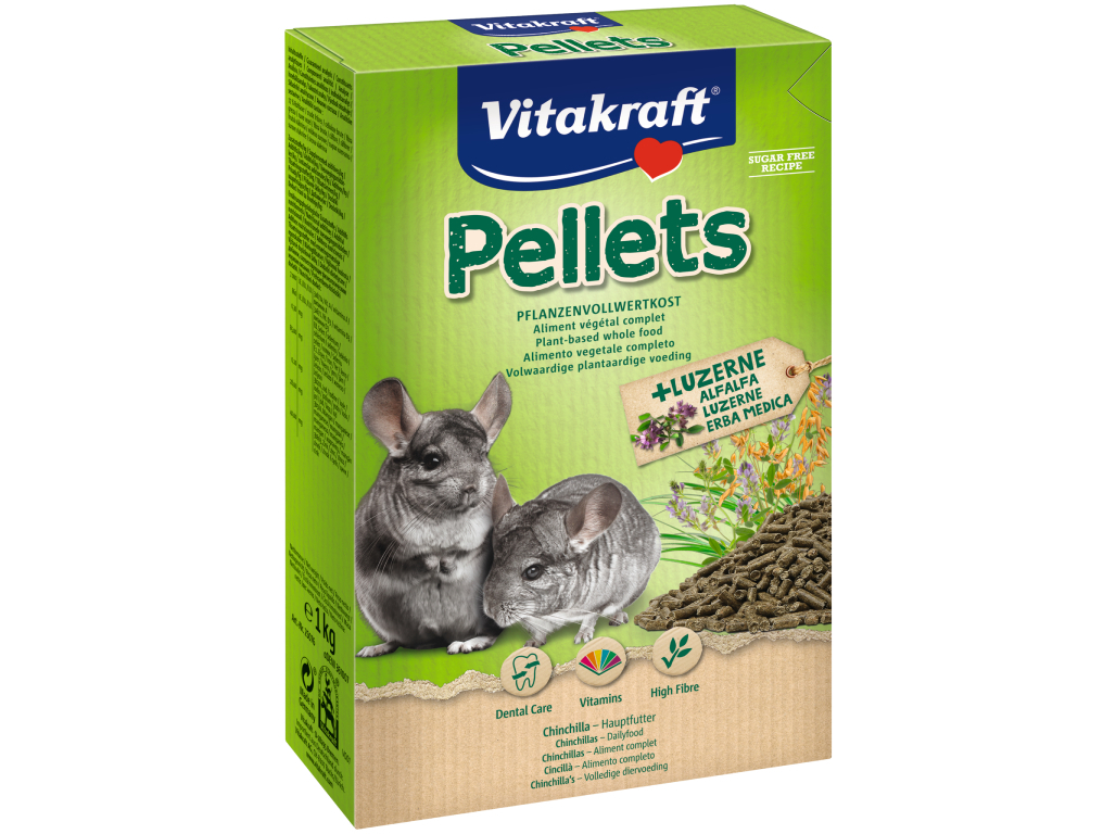 ALIMENTO PARA CHINCHILA VITAKRAFT PELLETS 1KG
