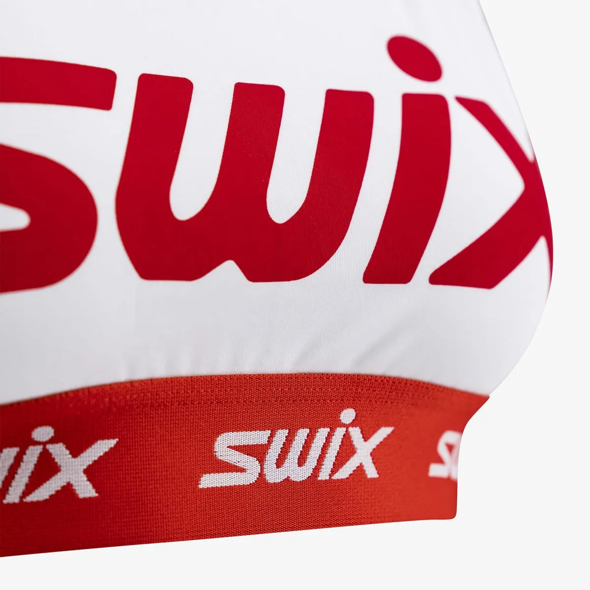 Swix Women's Roadline Bra Bright White/Fiery Red