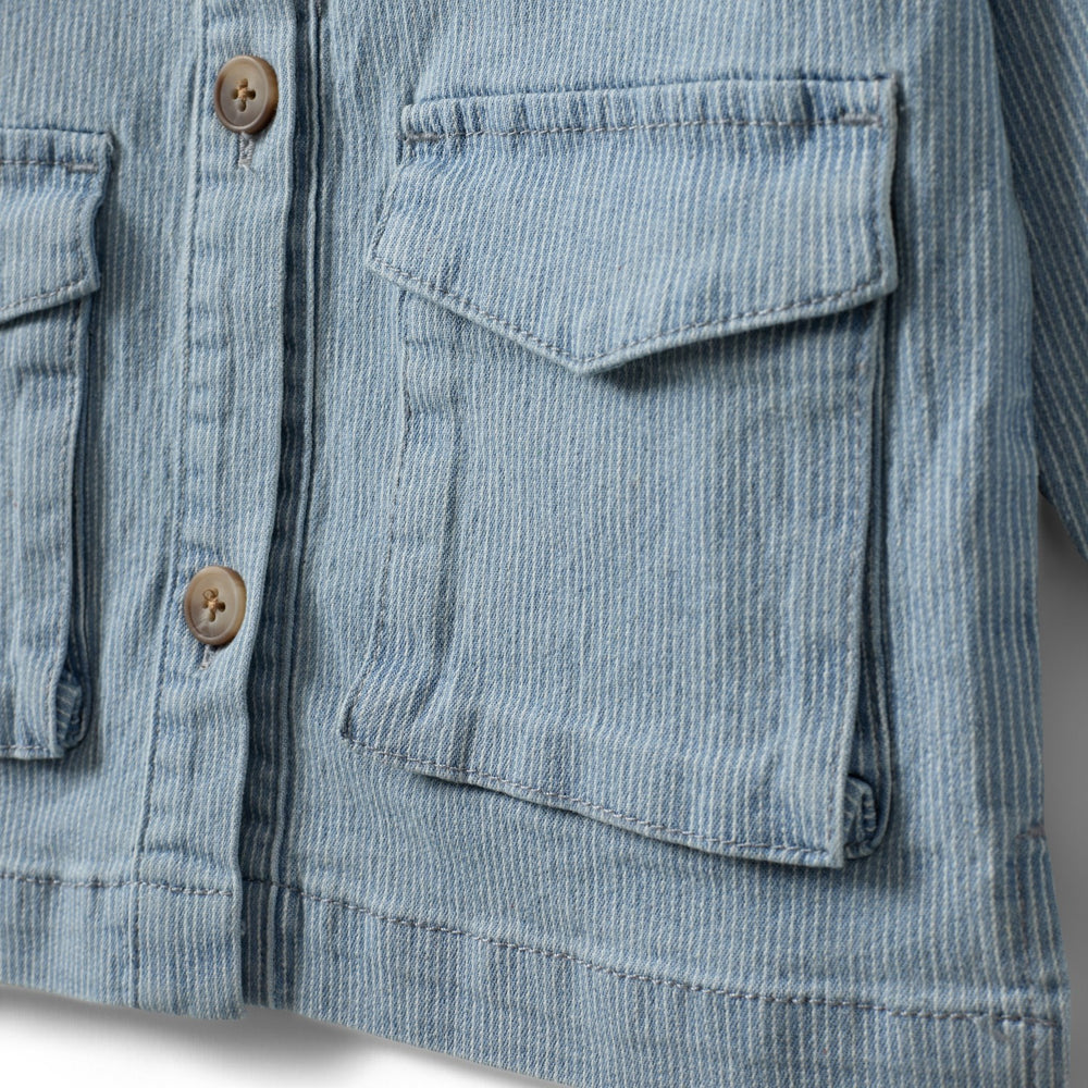 Køb Sofie Schnoor Blue Denim Stripe Hectorsk Jakke