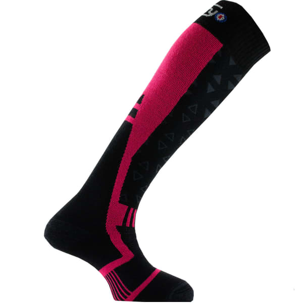 Chaussette de ski THYO SNOW RACE BLACK/PINK