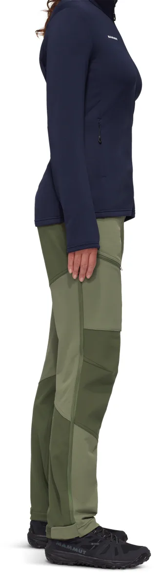 Mammut Zinal Guide So Hybrid Pants Women Marsh-Dark Marsh