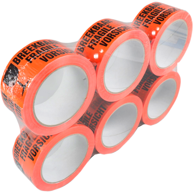 SendProof®, Markeringstape, PP, 48mm, 66m, oranje